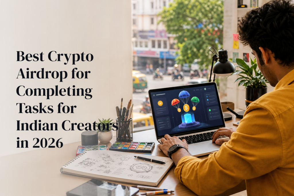 Best Crypto Airdrop for Completing Tasks for Indian Creators in 2026